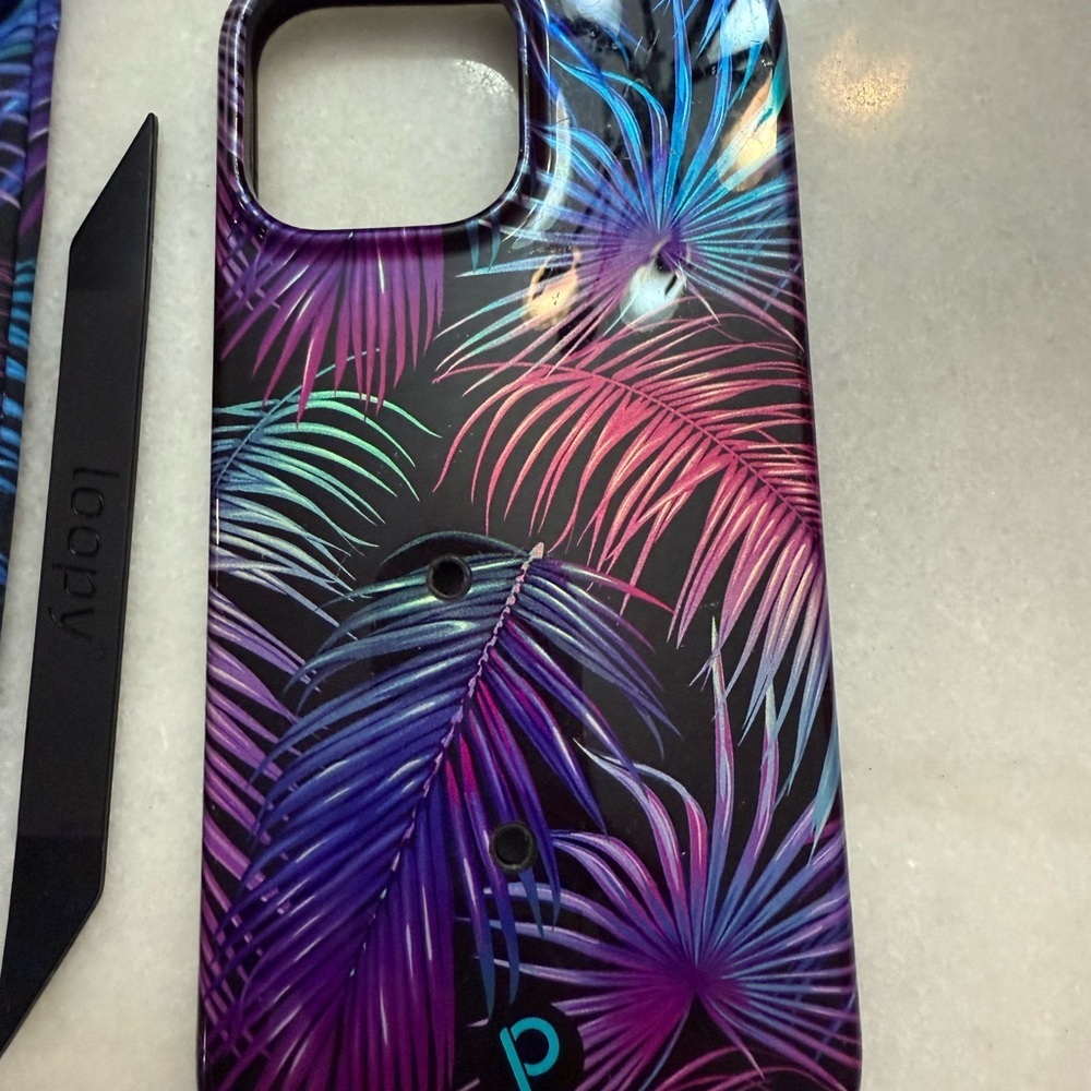 Loopy Original - iPhone 13 Pro Max (6.7" Screen) - Aurora Palms Iridescent Ed - Picture 2 of 10